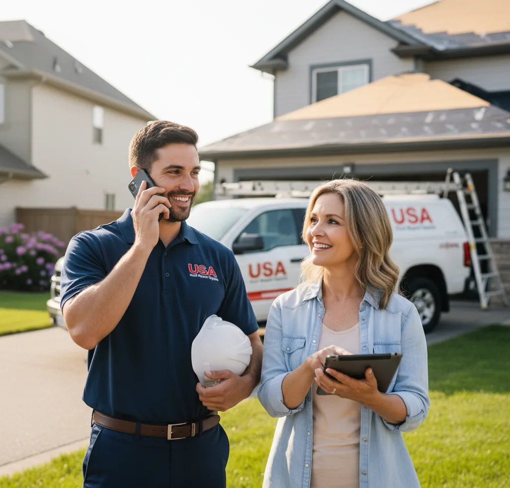 USA Roof Repair Experts customer support in Kawkawlin